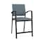 Lesro Newport Hip Chair Metal Frame, Black, RF Serene Upholstery NP1161 - alternate 1